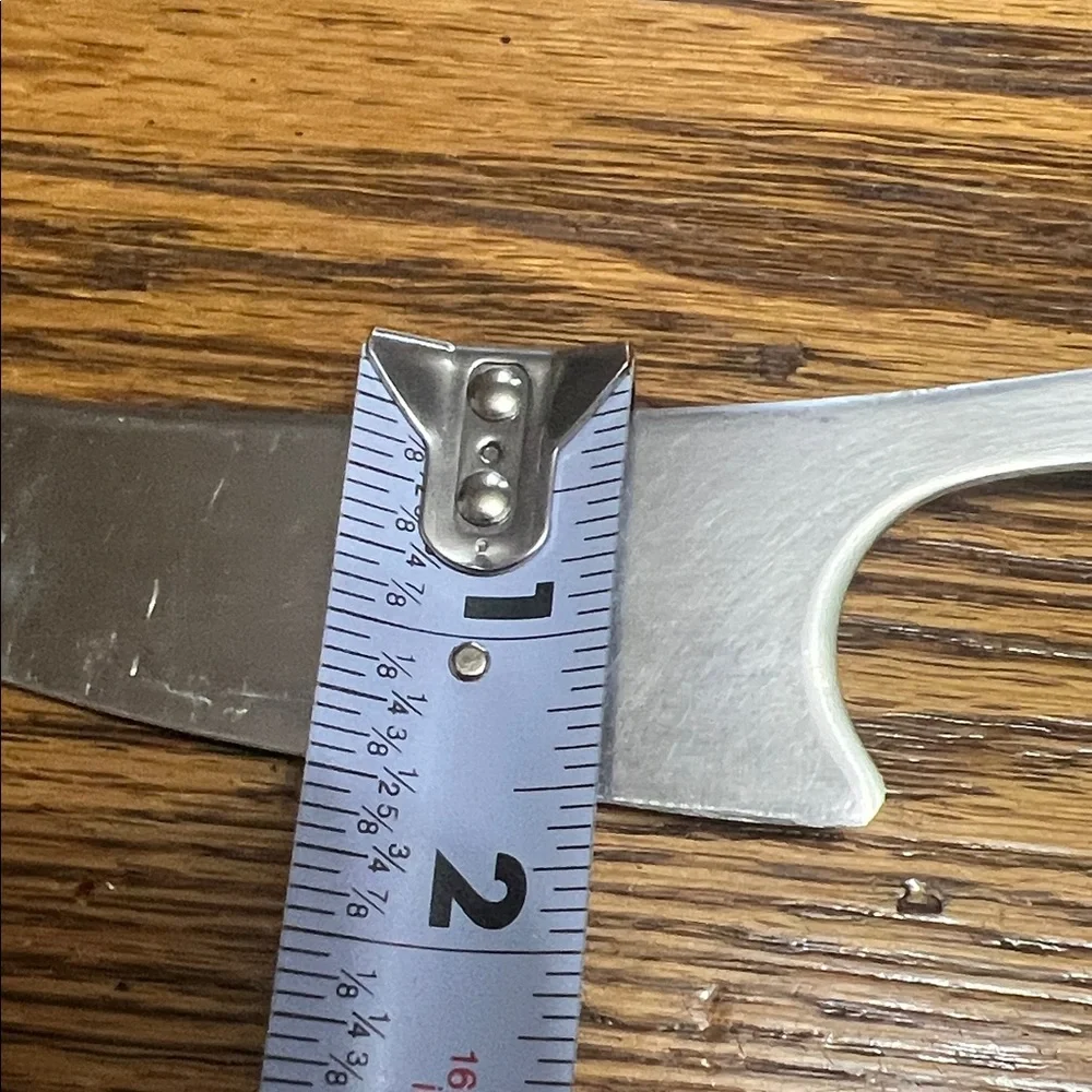 Dansk Brass and Silver Blade Cheese Knife with weighted handle